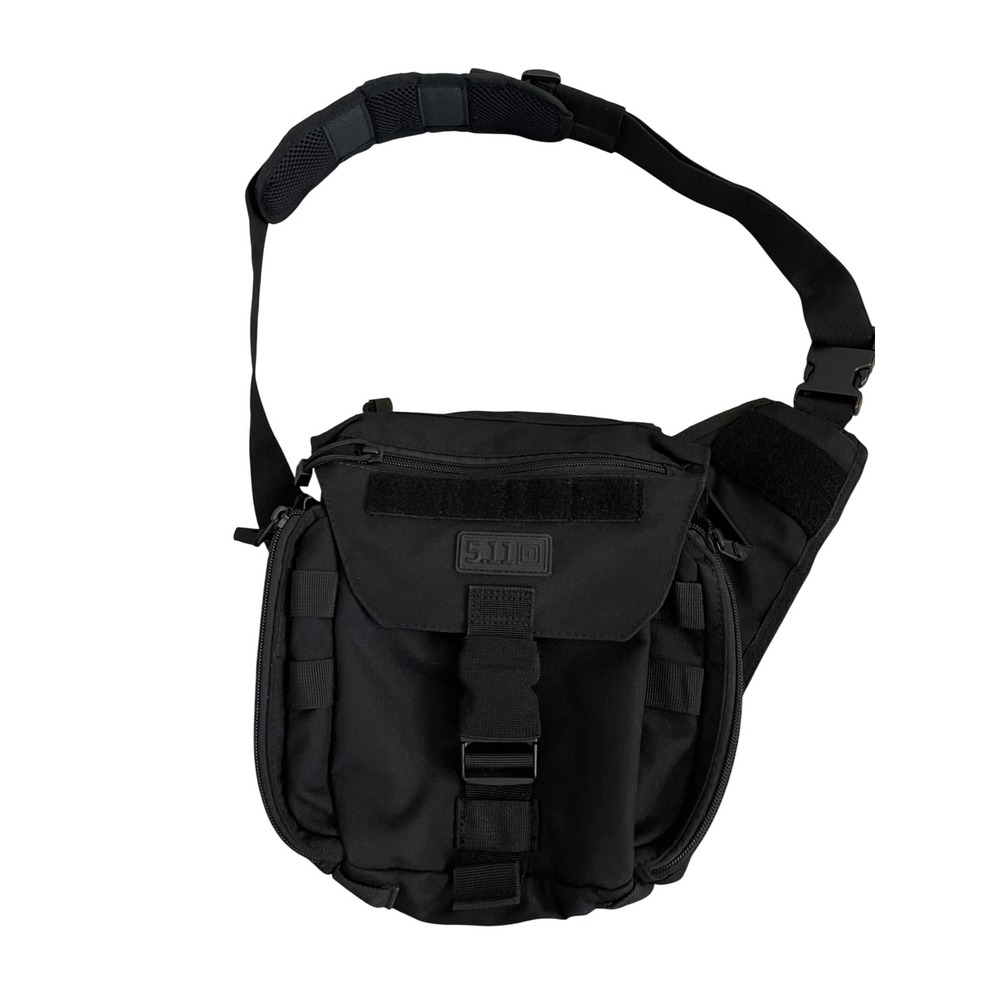5.11 Tactical Push Pack 6L Black Crossbody Sling Bag 56037 Utility EDC CCW Pouch